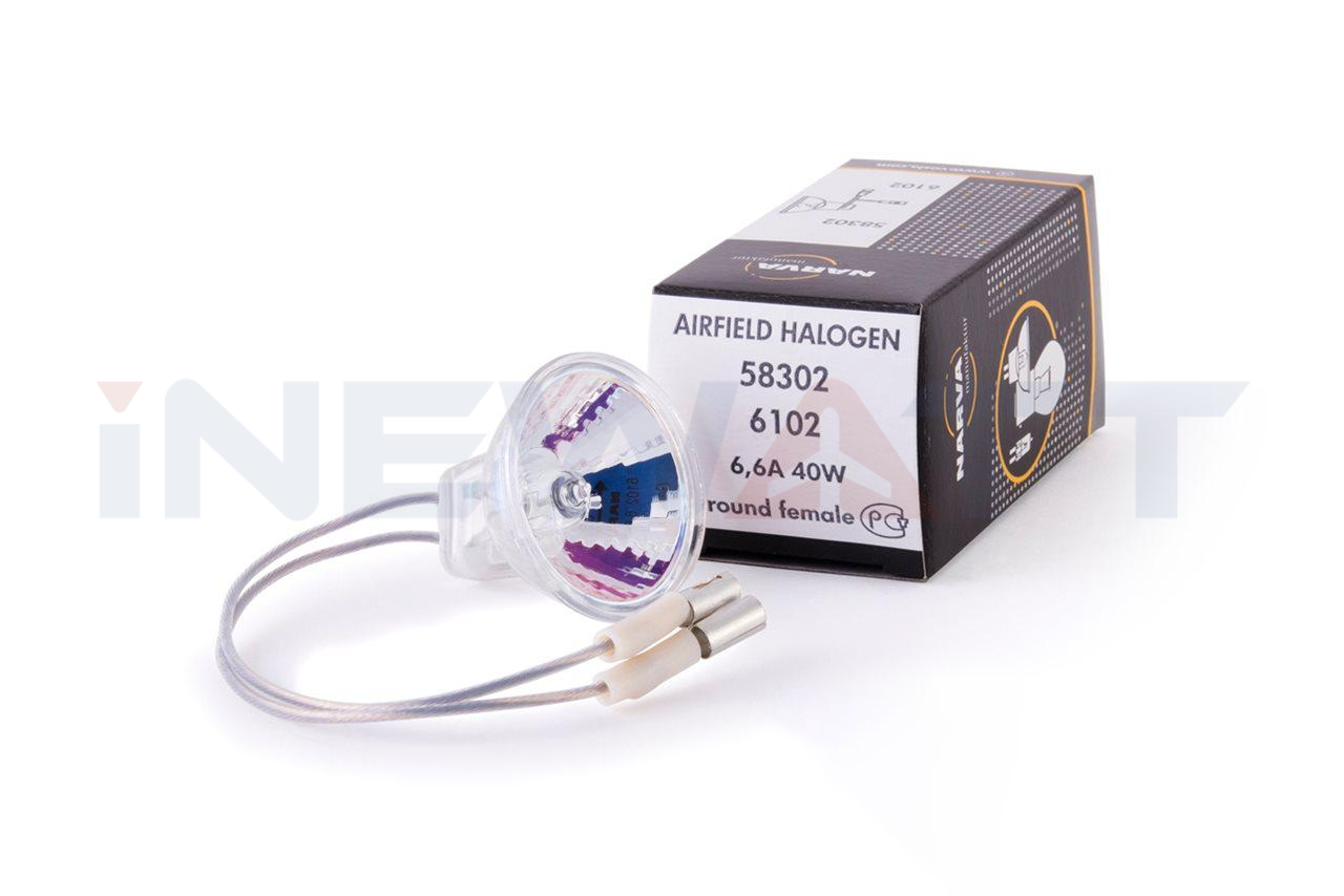 AIRFIELD HALOGEN LAMP NARVA 6102 TUNGSTEN DICHROIC REFLECTOR
