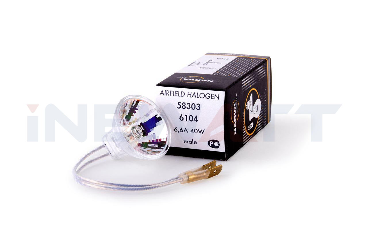 AIRFIELD HALOGEN LAMP NARVA 6104 TUNGSTEN DICHROIC REFLECTOR
