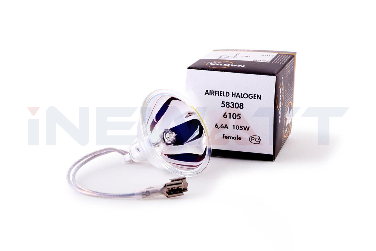 AIRFIELD HALOGEN LAMP NARVA 6105 TUNGSTEN DICHROIC REFLECTOR