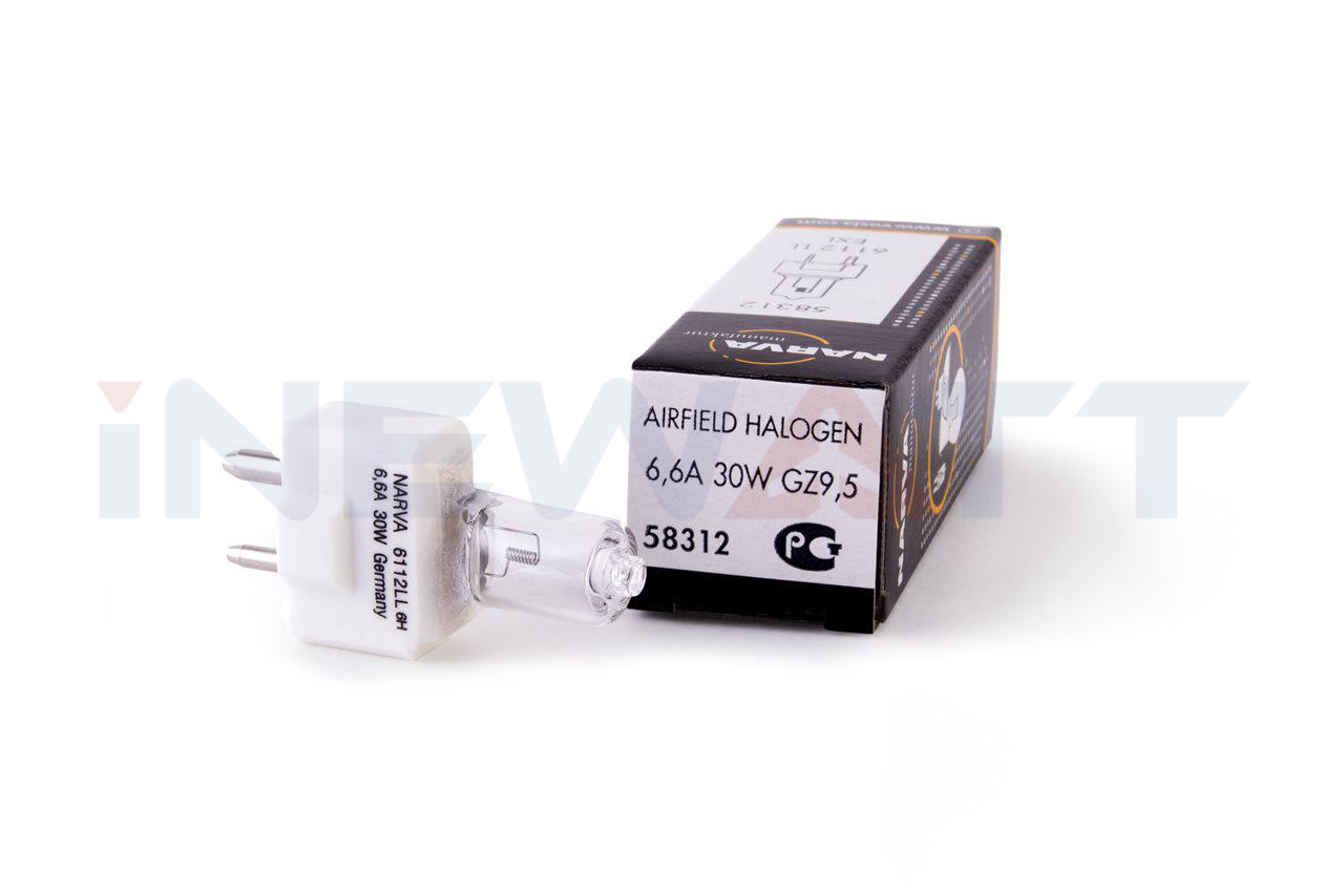 AIRFIELD HALOGEN LAMP NARVA 6112LL TUNGSTEN DICHROIC REFLECTOR