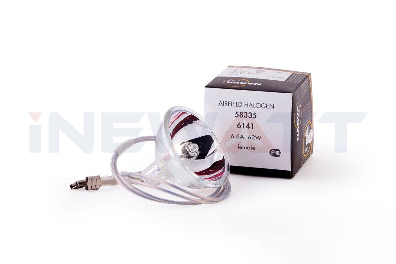 AIRFIELD HALOGEN LAMP NARVA 6141 TUNGSTEN DICHROIC REFLECTOR