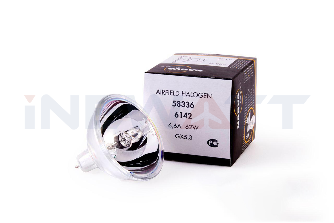 AIRFIELD HALOGEN LAMP NARVA 6142 TUNGSTEN DICHROIC REFLECTOR