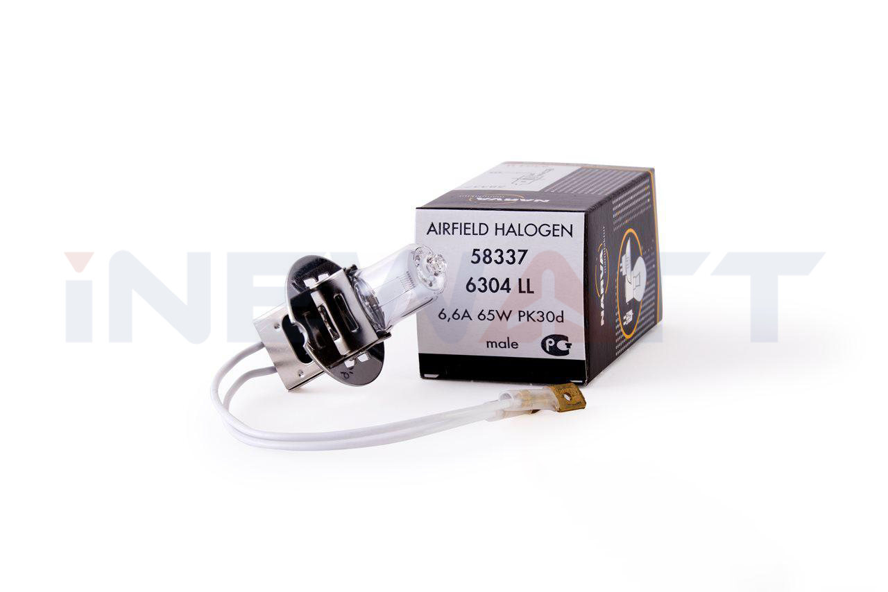 AIRFIELD HALOGEN LAMP NARVA 6304LL TUNGSTEN PK30D Base