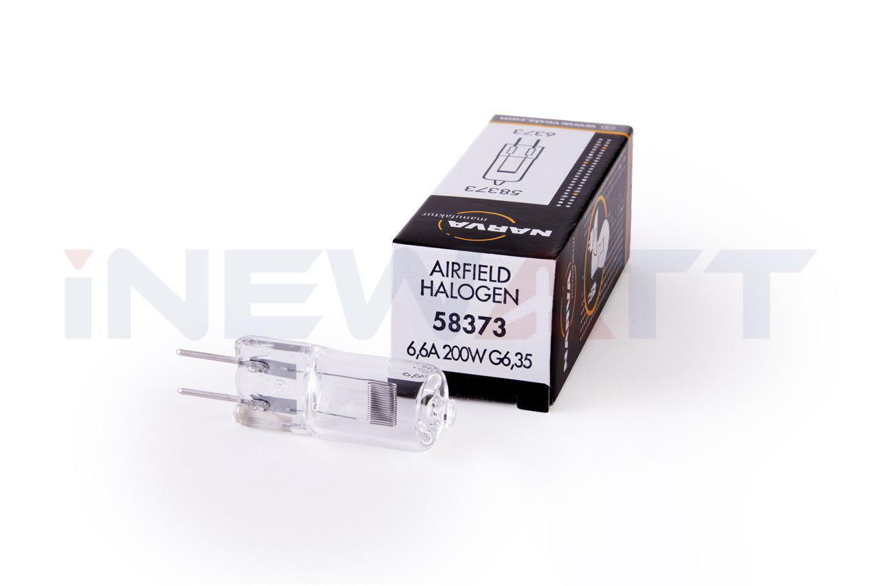 AIRFIELD HALOGEN LAMP NARVA 6373 TUNGSTEN BIPIN