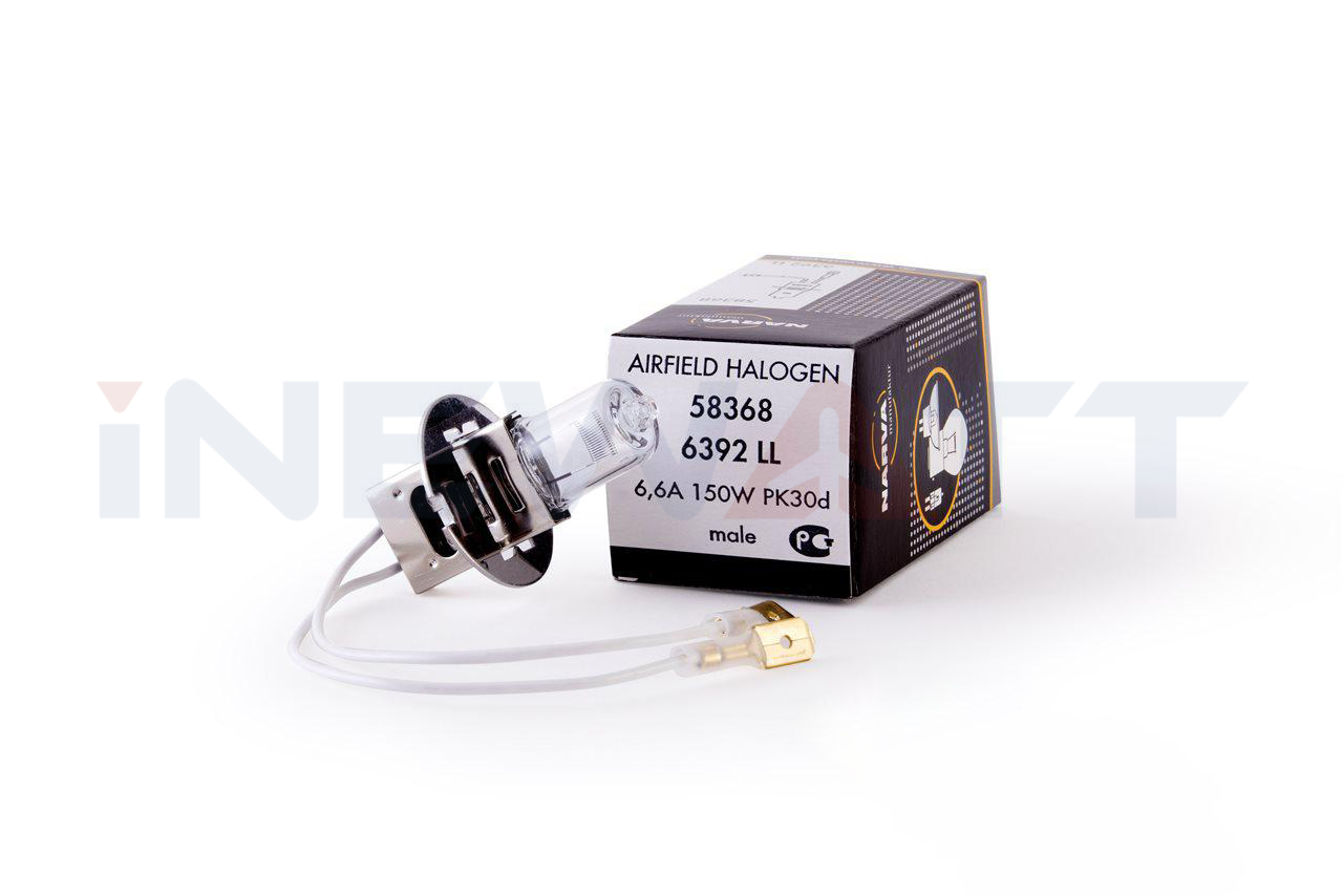 AIRFIELD HALOGEN LAMP NARVA 6392LL TUNGSTEN PK30D Base