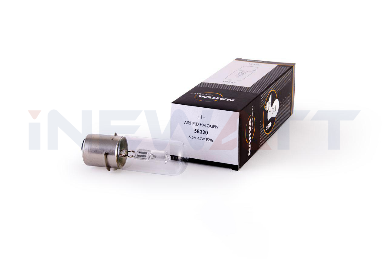 AIRFIELD HALOGEN LAMP NARVA 7654H TUNGSTEN CONVENTIONAL PREFOCUS