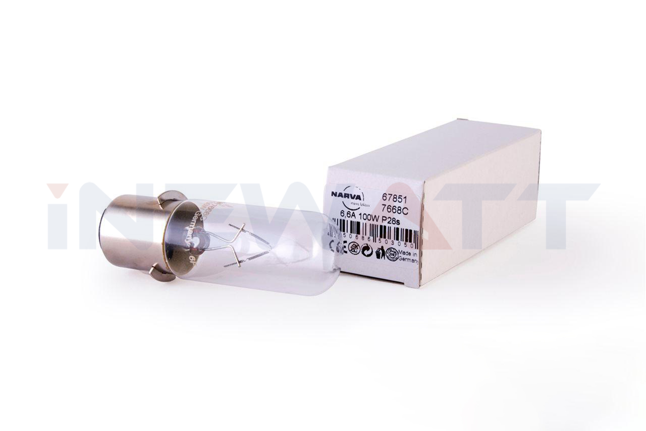 AIRFIELD HALOGEN LAMP NARVA 7668C TUNGSTEN CONVENTIONAL PREFOCUS