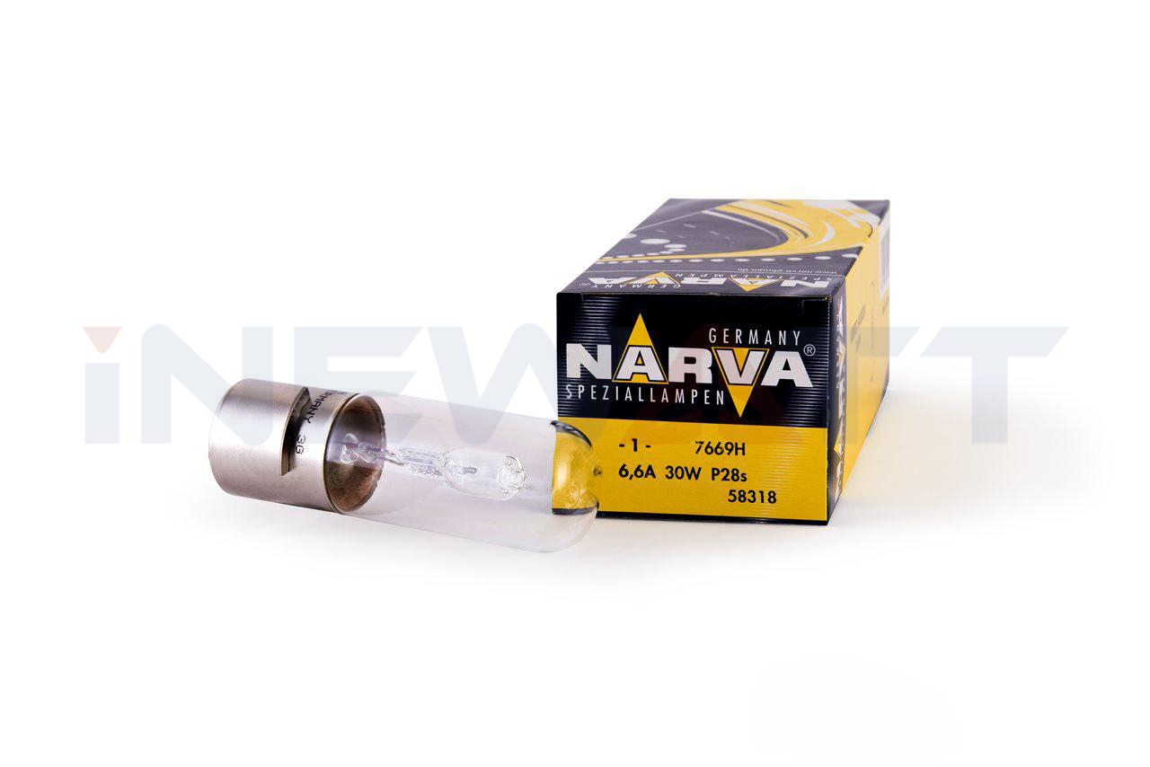 AIRFIELD HALOGEN LAMP NARVA 7669H TUNGSTEN CONVENTIONAL PREFOCUS